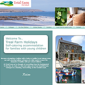 Treal Farm Holidays Website